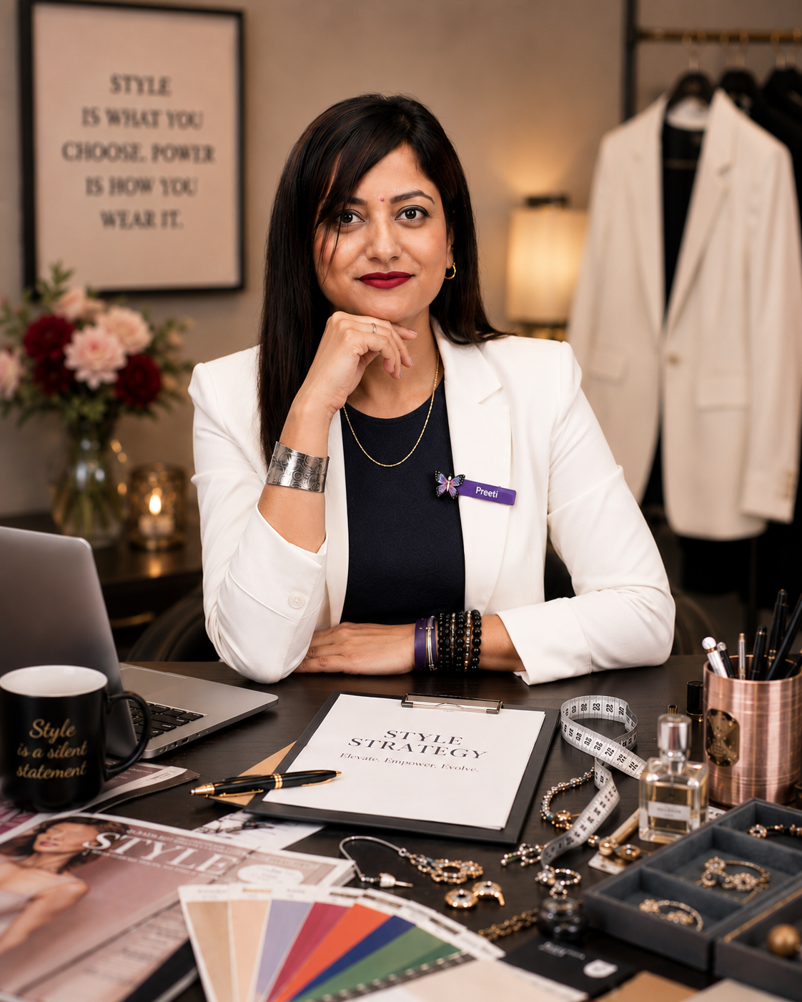 Preeti Prakash — founder of Style Power Hub, certified personal stylist and fashion entrepreneur